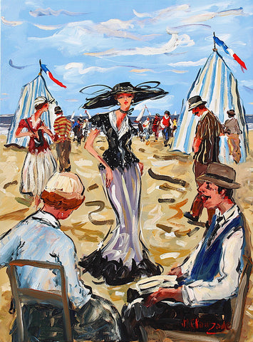  Femme a la Plage