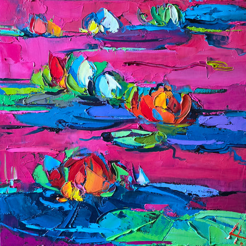  Nenuphars roses