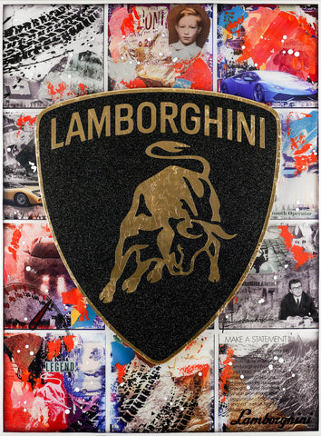  Lamborghini logo 3d