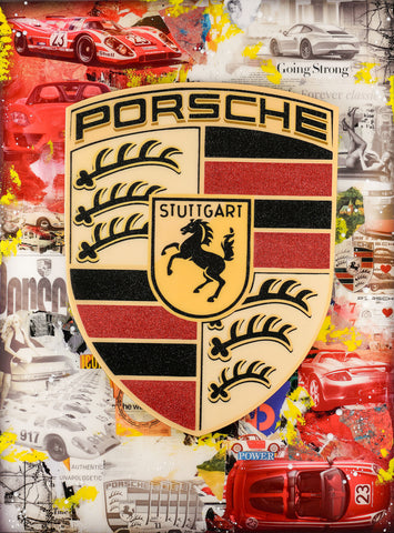  Porsche logo 3d